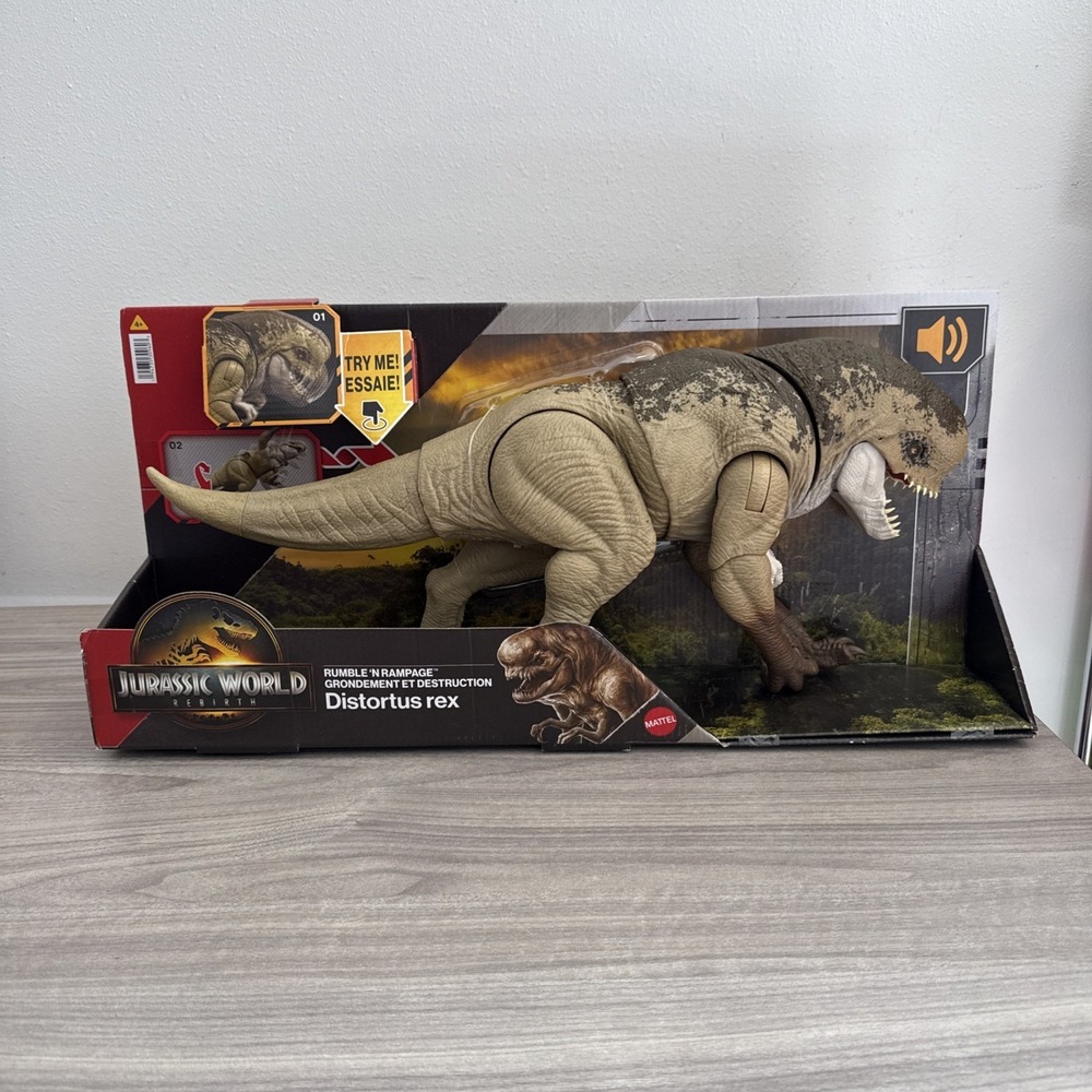 Mattel Jurassic World Rebirth Distortus Rex Action Figure